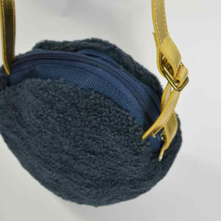 The Journey in Basket Roulandou Round Bag Child blue