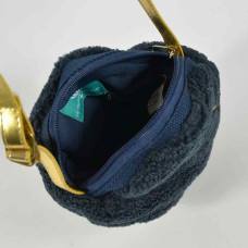 The Journey in Basket Roulandou Round Bag Child blue
