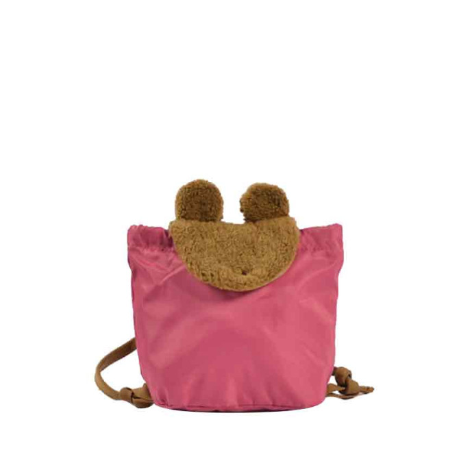 The Teddy Backpack for Kids in Rose/Brown