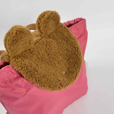 The Teddy Backpack for Kids in Rose/Brown