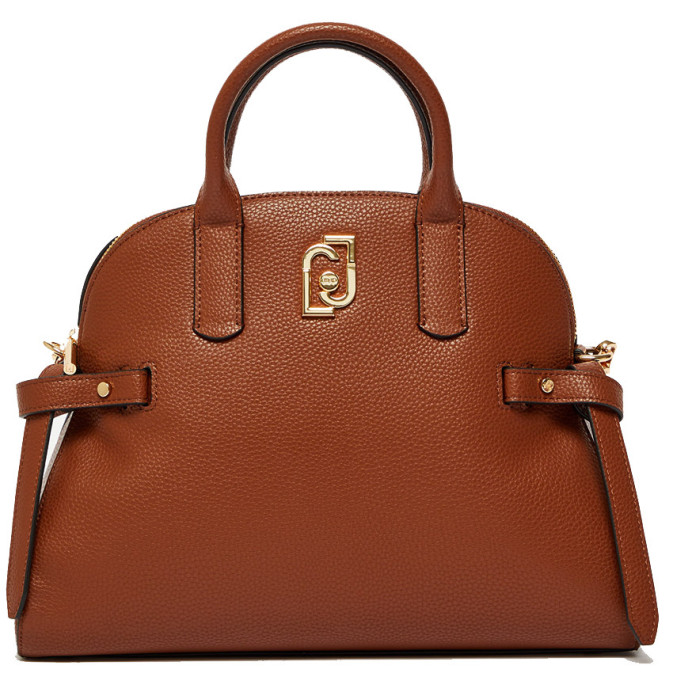 Sac à Main LIU JO Amelie Bowler Bag – Couleur Tabacco, 100% Polyester – Taille L