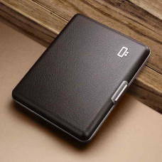 Ogon Smart Case Large Vegan Leather Card Holder Brown