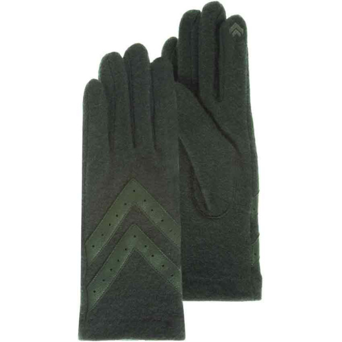 Isotoner Women's Wool Gloves Pine Green