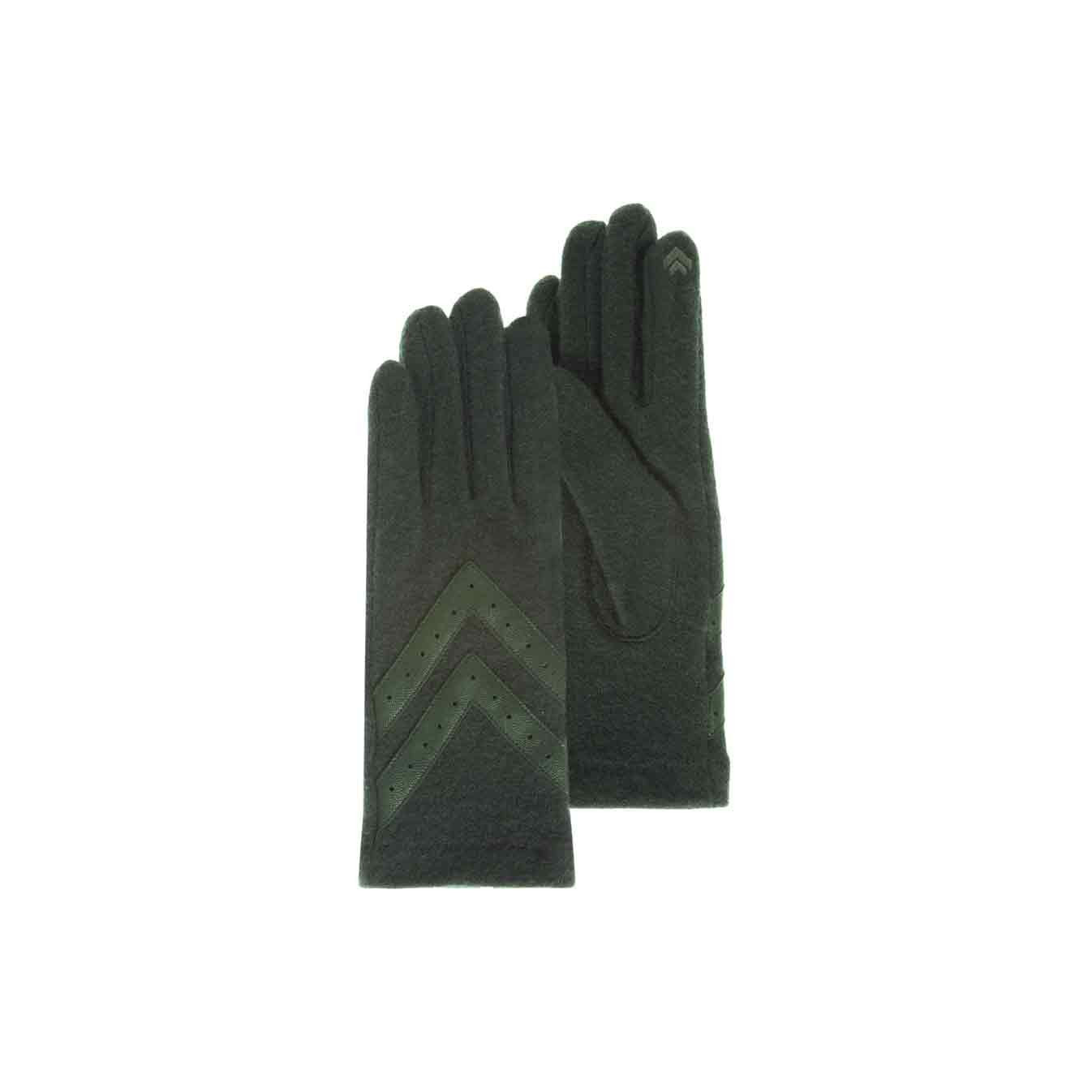 Isotoner Women's Wool Gloves Pine Green
