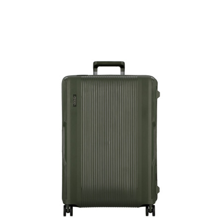 Jump Maxlock Medium Suitcase 66cm 4 Wheels TSA Lock Khaki