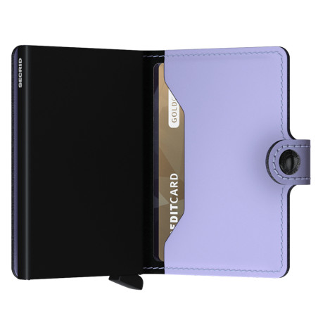 Secrid Miniwallet Cardholder Lilac Black
