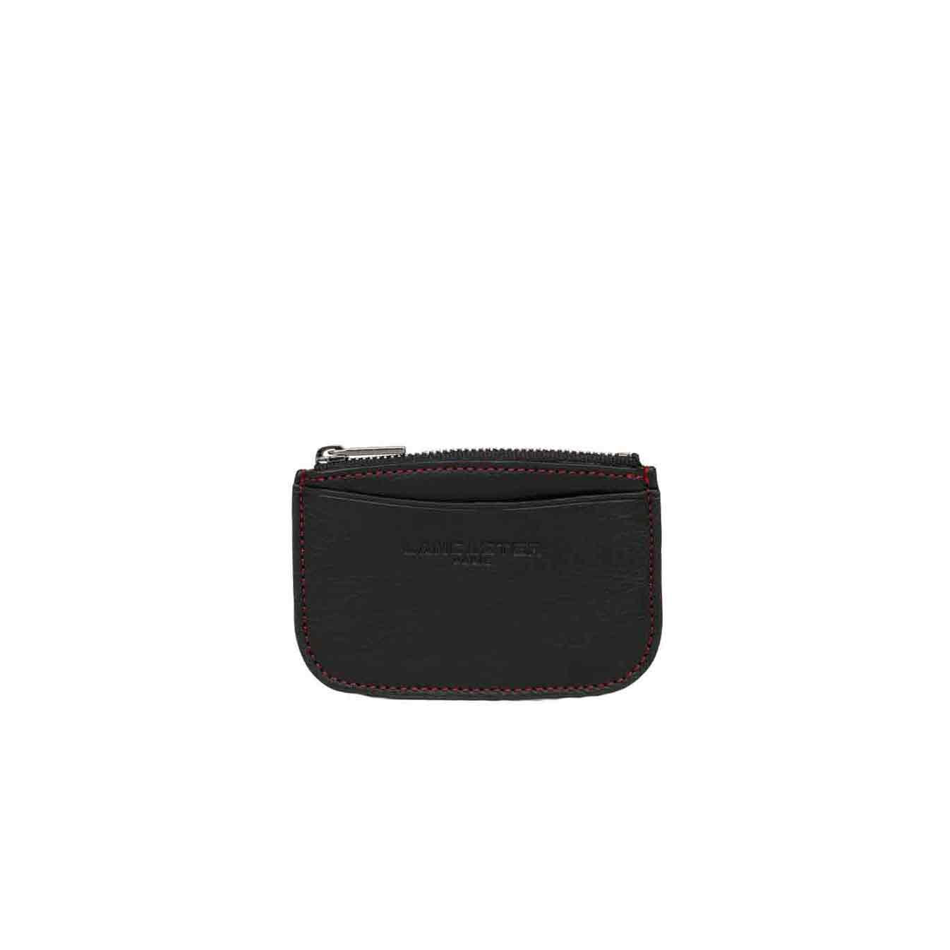 Lancaster Soft Vintage Men's Wallet 120-39 Black Red