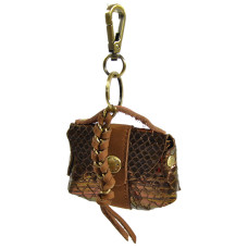 Mila Louise Rio K Camel Keychain