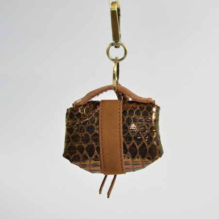 Mila Louise Rio K Camel Keychain