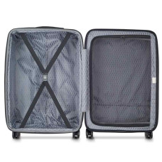 Delsey Air Armour Checked Suitcase M Extensible 4 Wheels 68 CM TSA ...