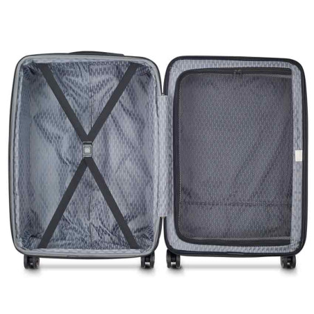 Delsey Air Armour Checked Suitcase M Extensible 4 Wheels 68 CM TSA ...