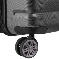 Delsey Air Armour Valise Soute M Extensible 4 Roues 68 CM combinaison TSA noir roues