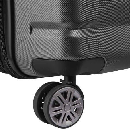 Delsey Air Armour Valise Soute M Extensible 4 Roues 68 CM combinaison TSA noir roues