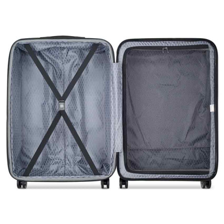 Delsey Air Armour Checked Suitcase L Extensible 4 Wheels 77 CM TSA ...