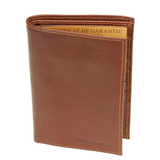 Arthur & Aston Adam Leather Wallet Chestnut