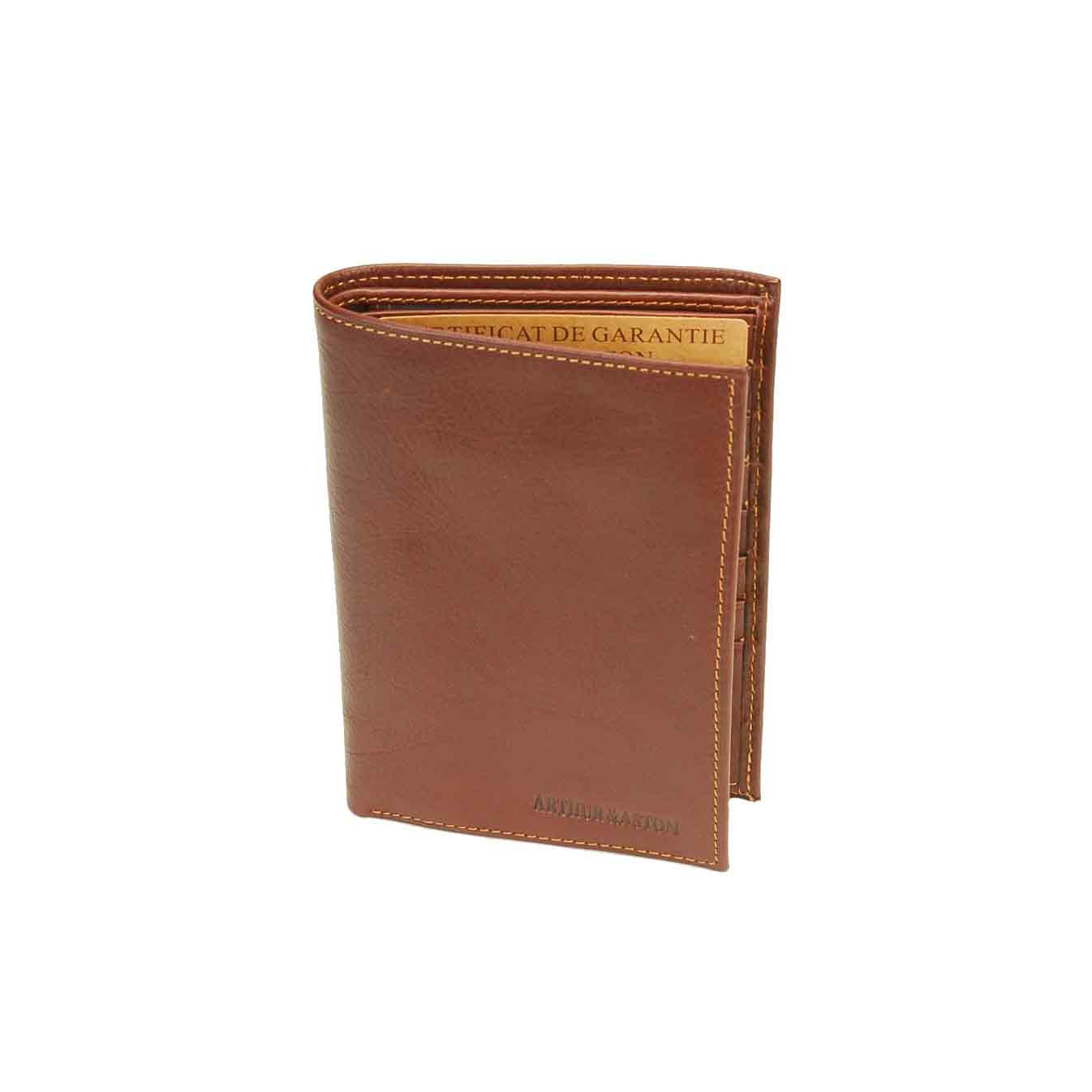 Arthur & Aston Adam Leather Wallet Chestnut