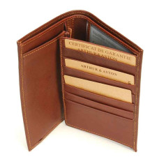 Arthur & Aston Adam Leather Wallet Chestnut