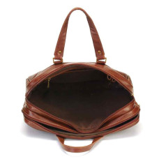 Arthur & Aston Adam Document Holder 2 Pockets Cuir Chestnut