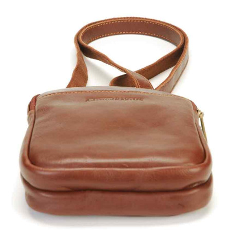 Arthur & Aston Adam Crossbody Leather Bag 2218-03 Chestnut