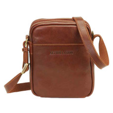 Arthur & Aston Adam Crossbody Leather Bag 2218-04 Chestnut