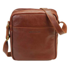 Arthur & Aston Adam Crossbody Leather Bag 2218-06 Chestnut