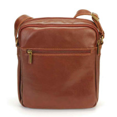 Arthur & Aston Adam Crossbody Leather Bag 2218-06 Chestnut