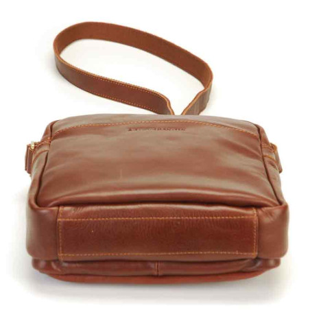 Arthur & Aston Adam Crossbody Leather Bag 2218-06 Chestnut