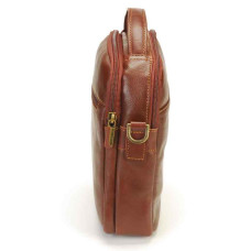 Arthur & Aston Adam Crossbody Leather Bag 2218-10 Chestnut