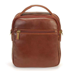 Arthur & Aston Adam Crossbody Leather Bag 2218-10 Chestnut