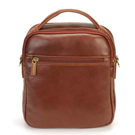Arthur & Aston Adam Crossbody Leather Bag 2218-10 Chestnut