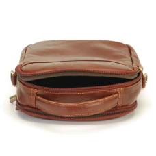 Arthur & Aston Adam Crossbody Leather Bag 2218-10 Chestnut