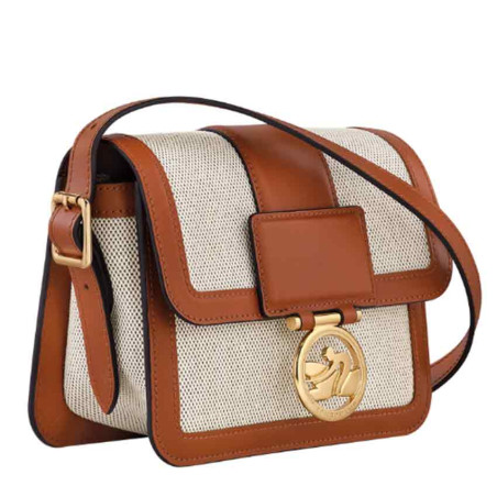 Longchamp Box-Trot Crossbody Bag Cognac