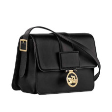 Longchamp Box-Trot Sac Porté Travers M Noir 3/4