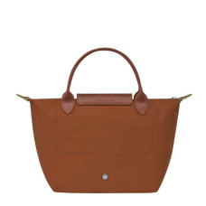 Longchamp Le Pliage Green Handbag S Cognac