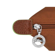 Longchamp Le Pliage Green Handbag S Cognac
