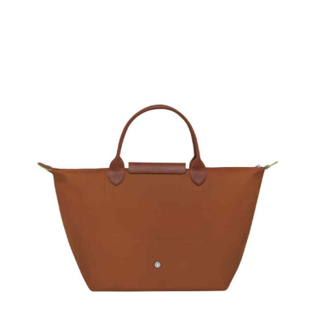 Longchamp Le Pliage Green Sac À Main M Cognac dos