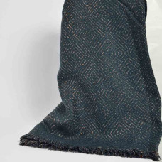 Farfouillette Stockholm Scarf Shawl Shiny Wool Navy