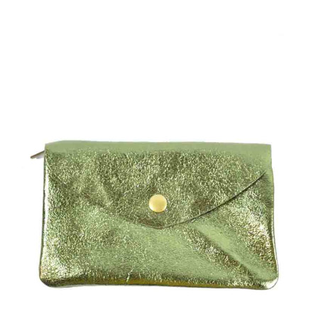 Farfouillette Coin Purse Leather GM Khaki