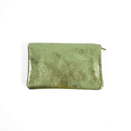 Farfouillette Coin Purse Leather GM Khaki