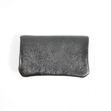 Farfouillette Porte-monnaie Cuir GM Noir dos