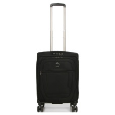 Delsey Helium Dlx Slim 4-Wheel Carry-On Suitcase 55cm Black