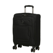 Delsey Helium Dlx Slim 4-Wheel Carry-On Suitcase 55cm Black