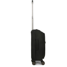 Delsey Helium Dlx Slim 4-Wheel Carry-On Suitcase 55cm Black