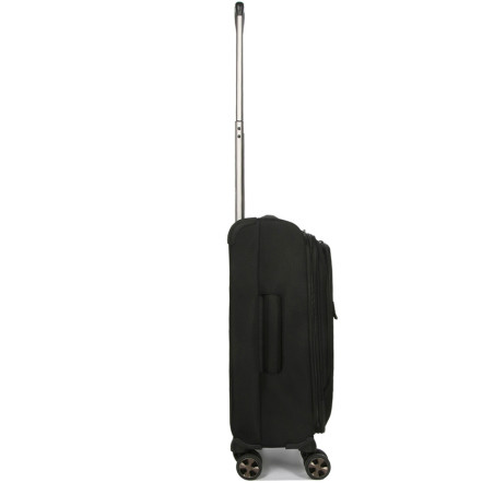 Delsey Helium Dlx Slim 4-Wheel Carry-On Suitcase 55cm Black