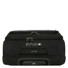 Delsey Helium Dlx Slim 4-Wheel Carry-On Suitcase 55cm Black