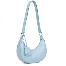 Lancaster Noholita Day Hobo Leather Bag 480-037 Sky Blue