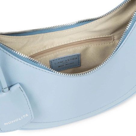 Lancaster Noholita Day Hobo Leather Bag 480-037 Sky Blue