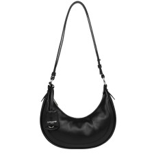 Lancaster Noholita Day Hobo Leather Bag 480-037 Black