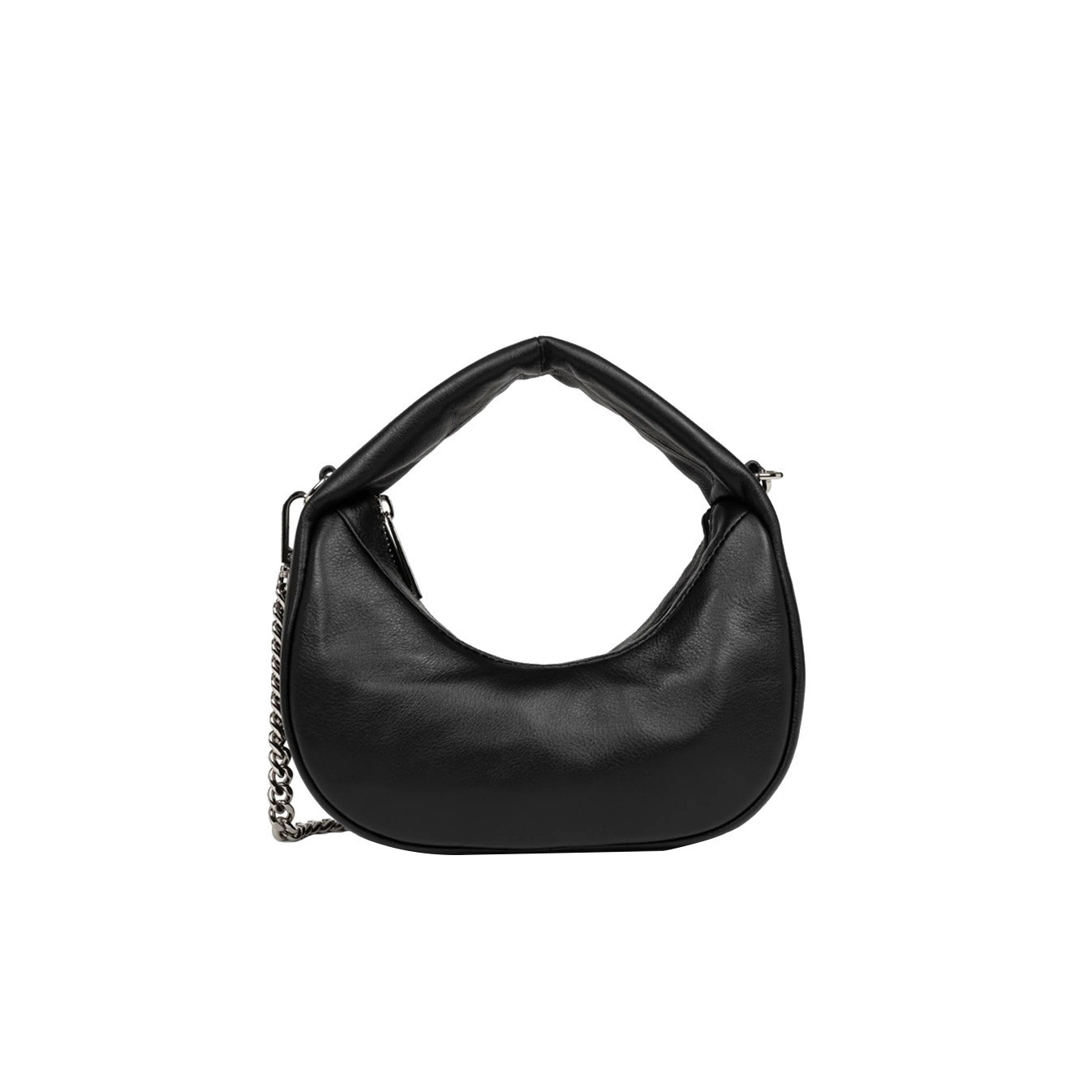 Lancaster Noholita Night Hobo Leather Sac 480-038 Black