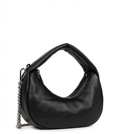 Lancaster Noholita Night Hobo Leather Sac 480-038 Black